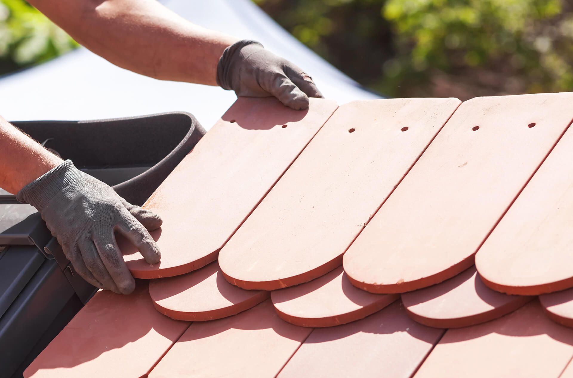fixing roofing plates